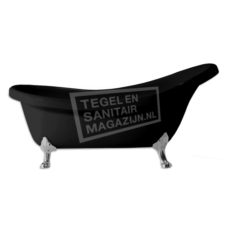 aanplakbiljet theater Aannames, aannames. Raad eens Xenz Victoria 175x83x81 cm vrijstaand bad op pootjes zwart glans |  Mica-Sanitair.nl
